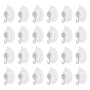 Unique Bargains Waterproof Reusable Load 2.2 Lbs Suction Cup Hooks and Hangers - 1 of 4