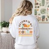 Simply Sage Market Women's Graphic Sweatshirt Autumn Is My Favorite Color Colorful Front and Back - 2 of 4