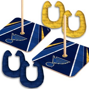 NHL St. Louis Blues Horseshoe Bag Toss Game Set - 1 of 4
