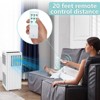 8000 BTU Portable Air Conditioner, 3-in-1 AC with Dehumidifier & Fan, for Rooms up to 350 Sq.Ft, with Remote & Window Kit - 3 of 4