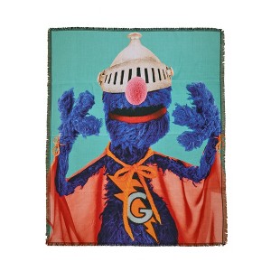 Sesame Street Super Grover Tapestry Blanket (50" x 60") - 1 of 3