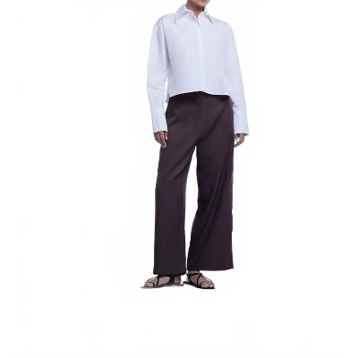 Women's Cropped Button Down Shirt - DƒÅl the Label