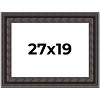 PosterPalooza | 3.5" Wide Ornate Black Picture Frame - UV Acrylic, Backing Board, Hanging Hardware Included - 2 of 4