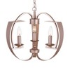 CWI Lighting Verbena 3 Light Chandelier With Pewter Finish - 3 of 4