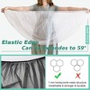 2 Pack Baby Stroller Mosquito Net ,Durable Mesh Protection Breathable Universal Fit Insect Barrier - 2 of 4