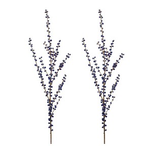 Ilex Blue Berry Spray (Set of 2) - 1 of 3