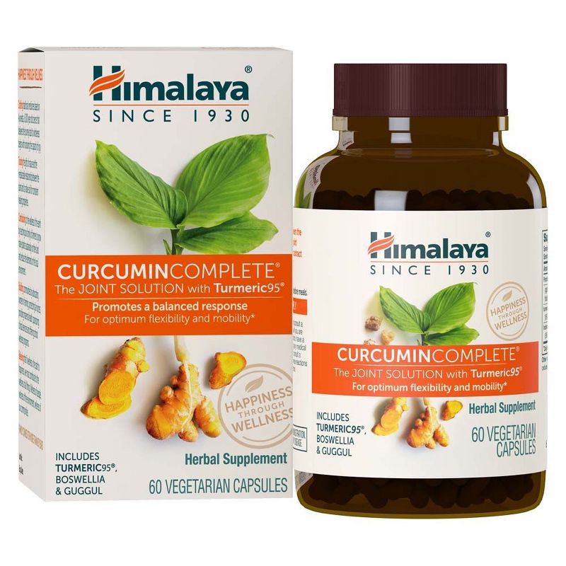 Himalaya Curcumin Complete for Joint Support, 372 mg, 60 Capsules, 1 Month Supply, 1 of 6