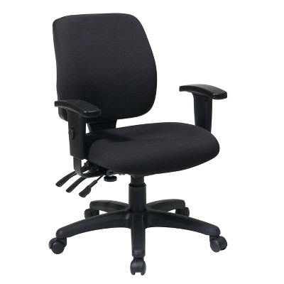 Mid Back Dual Function Ergonomic Chair Coal - OSP Home Furnishings