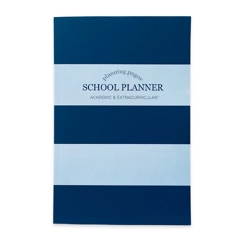 Kahootie Co. It's That Kinda Day School & After School 9" x 6" Monthly & Weekly Planner Teal Stripe, 1 of 8