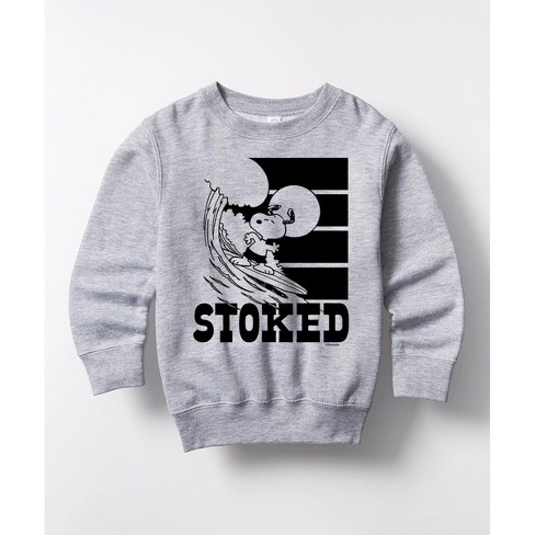 Boys' - Peanuts -  Graphic Long Sleeve Fleece Sweatshirt - image 1 of 4