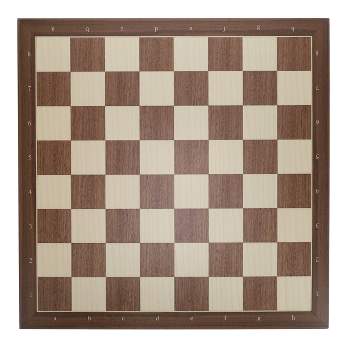 Sycamore with Coordinates Wood Chess Board ♟️ Chess is Art