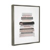 Stupell Industries Neutral Grey and Rose Gold Fashion Bookstack - 3 of 4