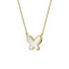 Guili 14K Gold Plated Mother of Pearl Butterfly Pendant Layering Necklace for Kid- A Delicate and Enchanting Piece with Timeless Beauty - 3 of 3