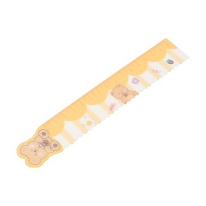 Unique Bargains Straight Ruler Magnetic Ruler +/-5% Accuracy Bears Cub Design ABS 1.38"x7.48"x0.59" 1 Pcs - 1 of 4
