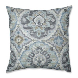 Zari Cloud Oversize Square Floor Pillow Gray - Pillow Perfect, Beige Gray Blue