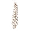 Brewster Eber Leaves Metal Wall Art: Iron Fern Sculpture, Copper Patina Finish, 33" Wide - 4 of 4
