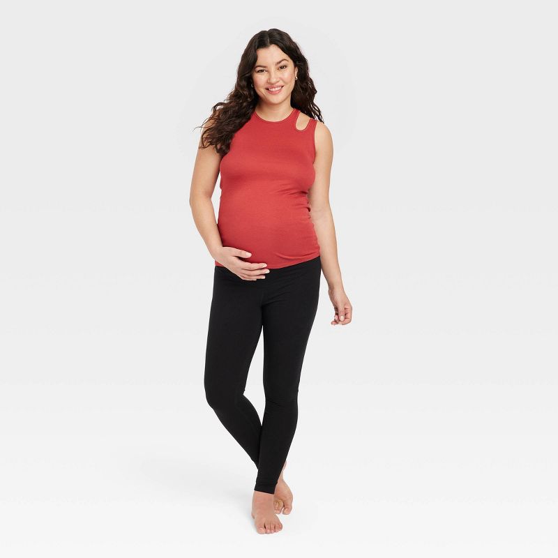 Cotton Knit Maternity Leggings - Isabel Maternity by Ingrid & Isabel™, 3 of 6