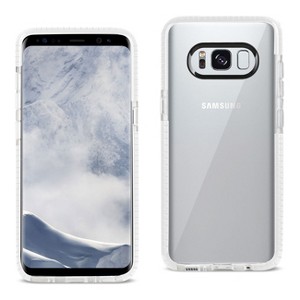 Reiko Samsung Galaxy S8 Edge /S8+/ S8 Plus Soft Transparent TPU Case in Clear White - 1 of 4