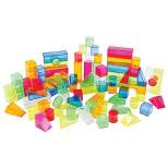 Joyn Toys Transparent Light and Color Blocks  - 108 Pieces