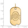 Black Bow Jewelry 14k Yellow Gold Ohio State Buckeyes NCAA Pendant - 2 of 3