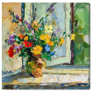 Art Remedy Vase By The Window Impressionism Wall Art Unframed - 1 of 4