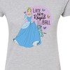 Women's - Disney Princess - Late For My Ball Fitted Graphic T-Shirt - 2 of 3