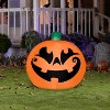 Gemmy Airblown Inflatable Happy Jack O' Lantern, 2.5 ft Tall, Orange - 2 of 4