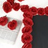 REGALWOVEN Home Decor Silk Fake Roses Artificial Flower Head for DIY Crafts Wedding 2.8" 25 Pcs - 3 of 4