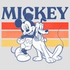 Women's Mickey & Friends Retro Pluto and Mickey Mouse Racerback Tank Top - 2 of 4