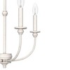 Hunter Fans 18" Southcrest Ceiling Light Distressed White Finish - 4 Bulb Mini Chandelier for Indoor Spaces - 2 of 4