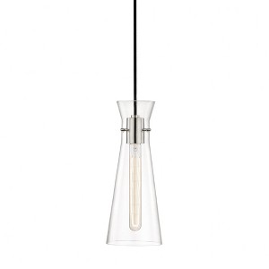 Mitzi Anya 1 - Light Pendant in  Polished Nickel Clear Shade - 1 of 2