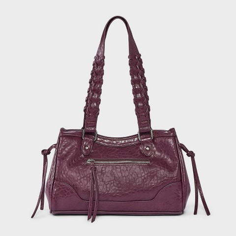Сумки Wild Fable Whipstitch Handle Satchel - Wild Fable™ with Olivia Dayton Burgundy