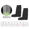 Unique Bargains Waterproof Outdoor Protective Zipper Rain Snow Boot Shoe Gaiters 1 Pair Black - 2 of 4
