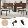 GDFStudio Monita Mid-Century Oak Wood Dining Chairs with Handwoven Seat (Set of 2) - 4 of 4
