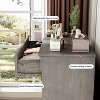 4 Drawer Dresser for Bedroom,Farmhouse Tall Chest of Drawers with Metal Handles - 3 of 4