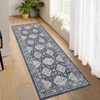Area Rug Machine Washable Low Pile Rug with Rubber Backing Floor Carpet Low Pile Vintage Foldable Rugs for Bedroom Living Room Home Office Playroom - 3 of 4