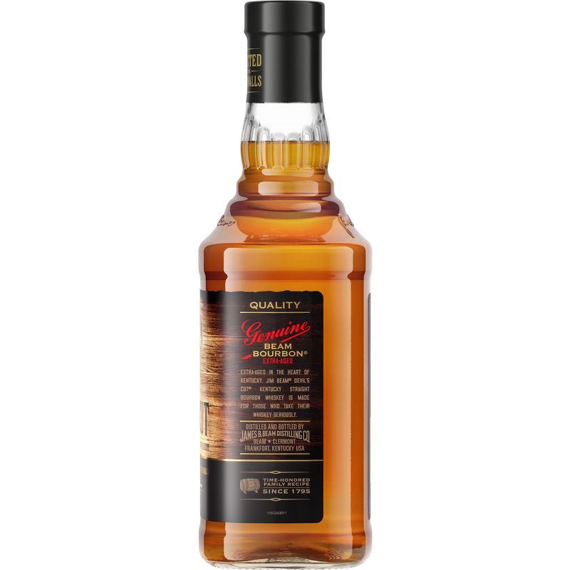 Jim Bean Devils Cut Straight Bourbon Whiskey - 750ml Bottle, 4 of 6