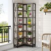 Hommoo 7-Tier Industrial Corner Bookshelf - 4 of 4