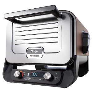 Ninja Woodfire Outdoor Pizza Oven, 8-in-1 Electric, Red - 1 of 1