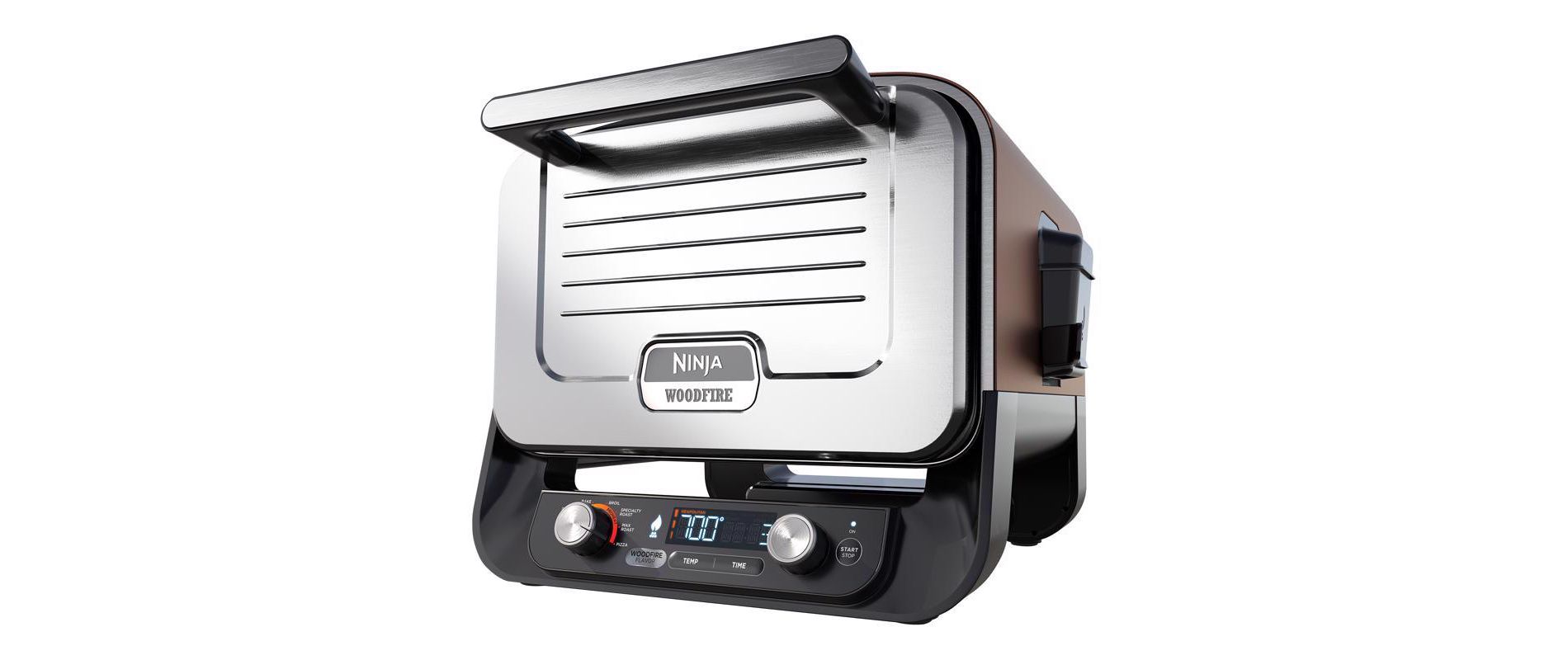 Ninja Woodfire Outdoor Pizza Oven, 8-in-1 Electric, Red