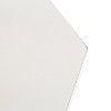 Kate and Laurel Octavia Octagon MDF Drink Table, 11x11x24, White - 2 of 4