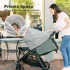 KeaBabies Car Seat Cover for Babies, Multi-Use Nursing Cover, Infant Carseat Cover, Breastfeeding Cover, Stroller Cover - 4 of 4