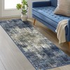 ABYNOW 8x10 Machine Washable Area Rug – Modern Abstract Soft Low-Pile Carpet with Non-Slip Backing for Living Room & Bedroom - 3 of 4