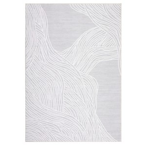 Washable Modern Abstract Living Room Rugs, Soft Non Slip Area Rug for Bedroom Nursery, Low Pile Large Stain Resistant Dining Room Carpet - 1 of 4