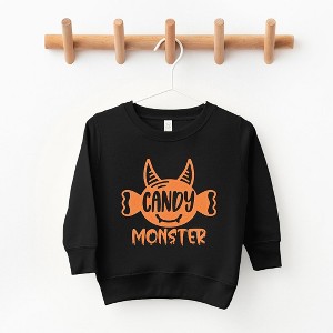 The Juniper Shop Candy Monster Horns Glitter Youth Ultra-Soft Graphic Sweatshirt - 1 of 3