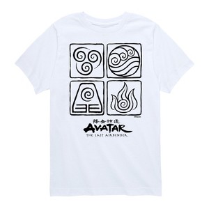 Boys' - Avatar: The Last Airbender - Four Elements Short Sleeve Graphic T-Shirt - 1 of 4