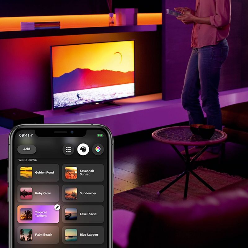 Philips Hue White and Color Ambiance Bluetooth-enabled Lightstrip Extension, 5 of 8