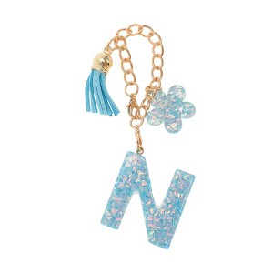Unique Bargains Flower Heart Sequin Letter Water Cup Pendant Pink 1 Pc - 1 of 4