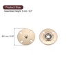 Unique Bargains Alloy Invisible Durable High Hardness Buckle Fasteners Press Studs Buttons 5 Pcs - 2 of 4