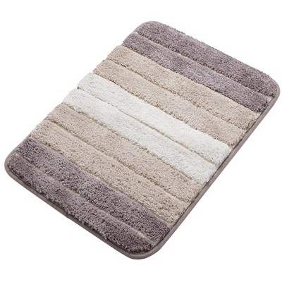 100% Cotton & Quick Dry Bath Rug for Bathroom Floor Mat Beige 60 CM Round